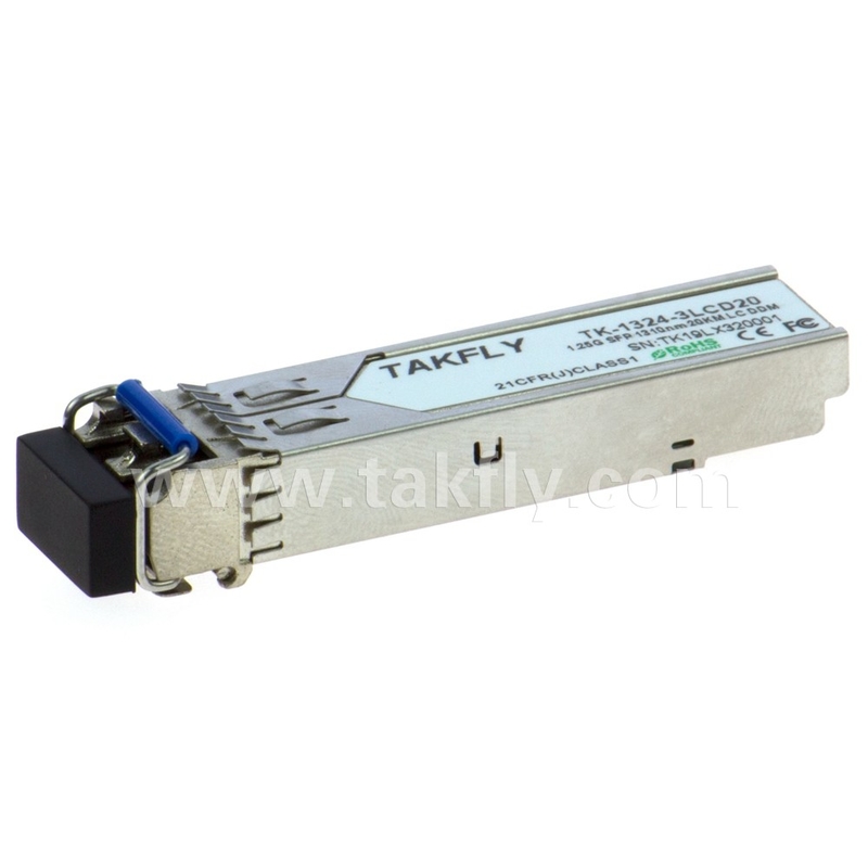 1.25G SFP 1310nm 20KM SMF DDM LC CISCO JUNIPER HUAWEI COMPATIBLE SFP OPTICAL TRANSCEIVER MODULE