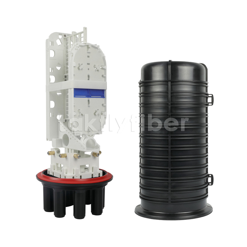 TK-SC- R05A-64SC Series Fiber Optic Splice Closure Used In Duct Buried Overhead For Ftth