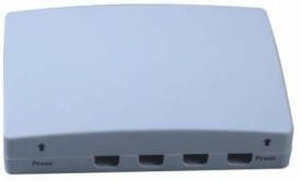 FTTH Fiber Optic Termination Box with 4 ports cable entrance for patch cable