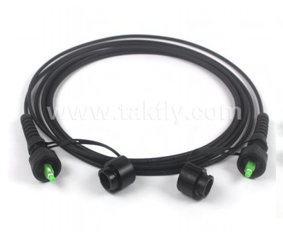 ODVA Waterproof Patch Cord 4.5-8.0nm Cable Duratability ≤ 0.2dB With The Support Optical Cable