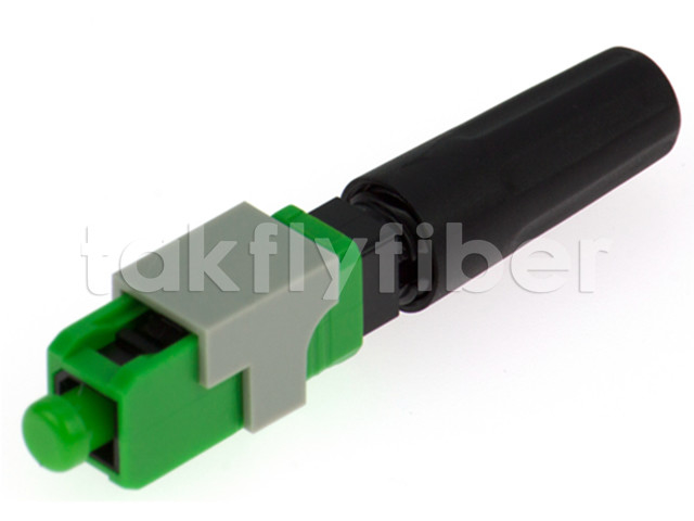 Waterproof Single-Mode Fast Connect Fiber Connectors For Drop Cable / Indoor Cable