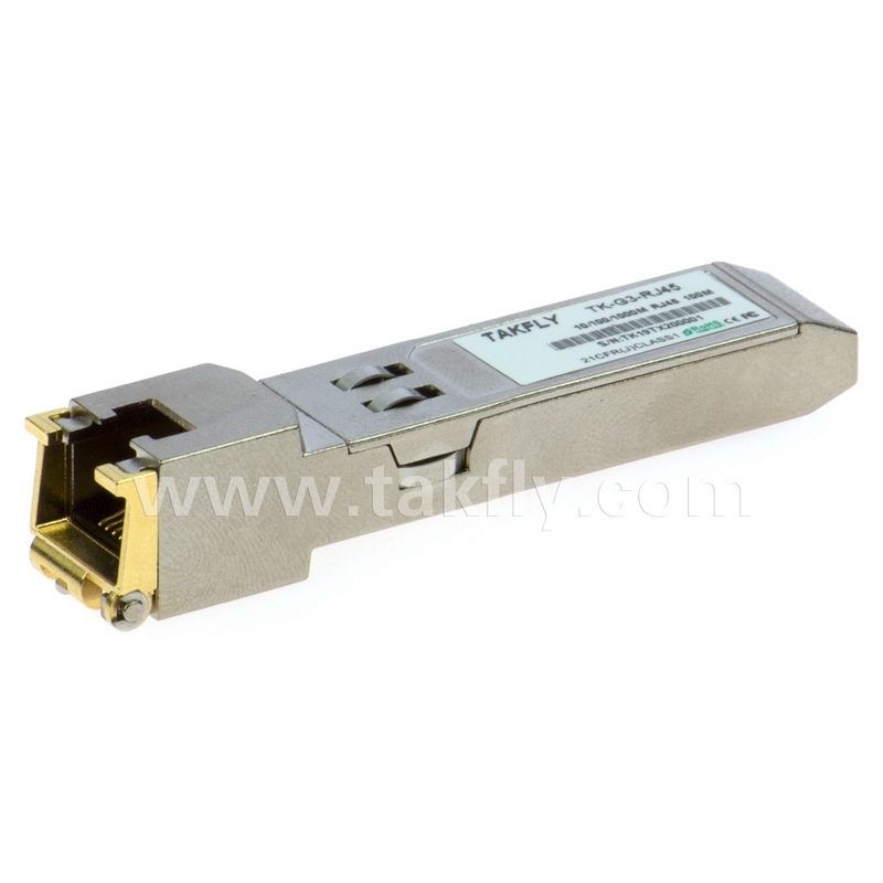 10/100BASE-T Copper SFP Transceiver Supporting SFP-Based Switch100Base-FX Ports with APC Polishing Type