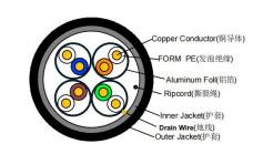 LSZH Jacket Material 4P U/FTP CAT6A 23AWG LAN CABLE for Speed Data Transmission