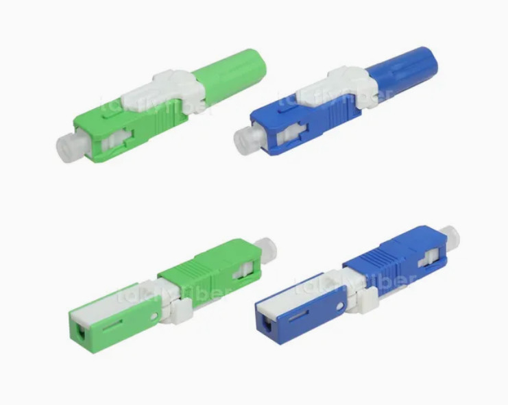 LC Connector Style SC Fast Connector for FIBER OPTIC CABLE 0.125mm Fiber Diameter