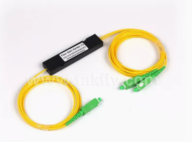 1x2 Single Mode ABS SC PLC Splitter Fibre Optic Sc APC 1 To 2 PLC Splitter