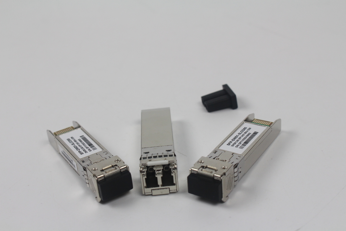 10Gbps DWDM 40KM 50GHz SFP Transceiver 2mm Cable 1310nm Wavelength for Long Distance Networks