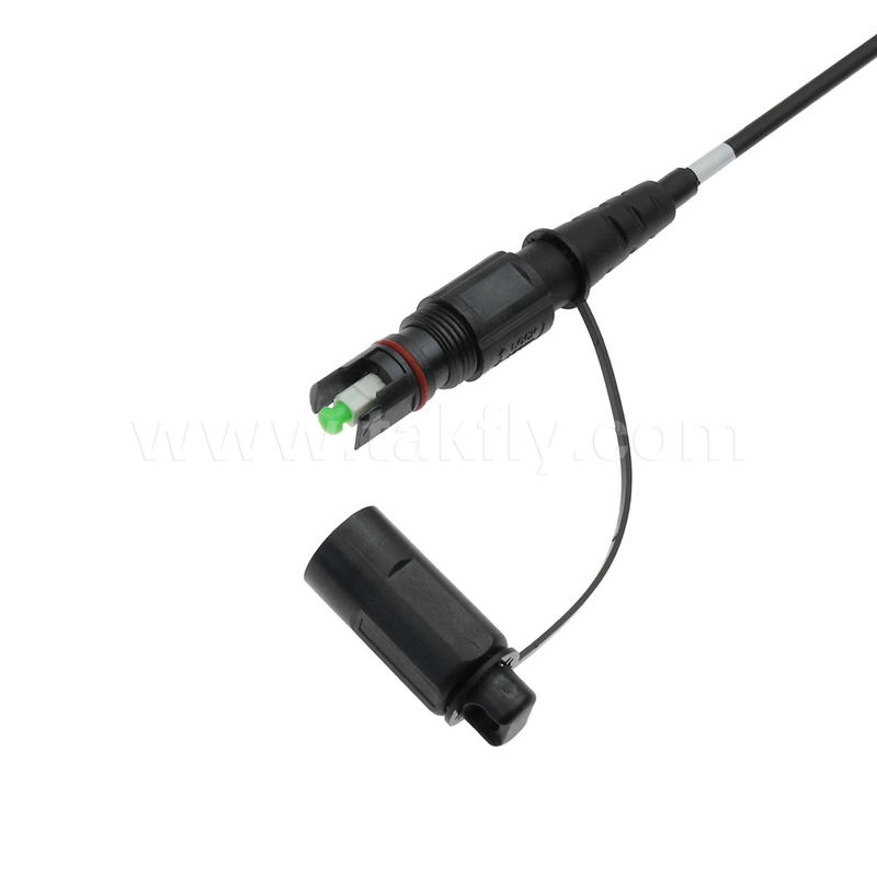 Waterproof 1X4 Mini Supertap Terminal Closure Type Fiber Optic PLC Splitter with Supertap Female Optitap Compatible Connectors