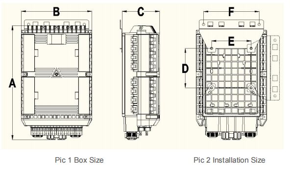 FTKS-1708-24C-16F Fiber Termination Box For FTTx Communication Network System From China