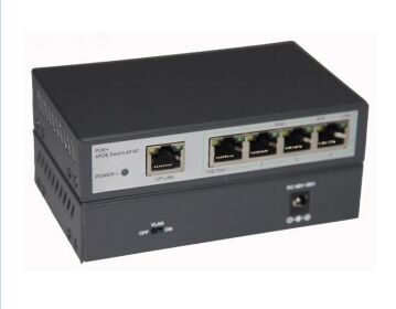 High-Definition Unmanaged POE Network Switch | High-Quality Electronics DF- 155M-4P-E
