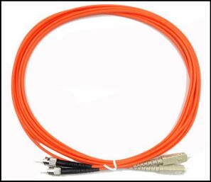 Customized ST-ST Fiber Optic Patch Cord with LSZH Outer Sheath and Low Insertion Loss