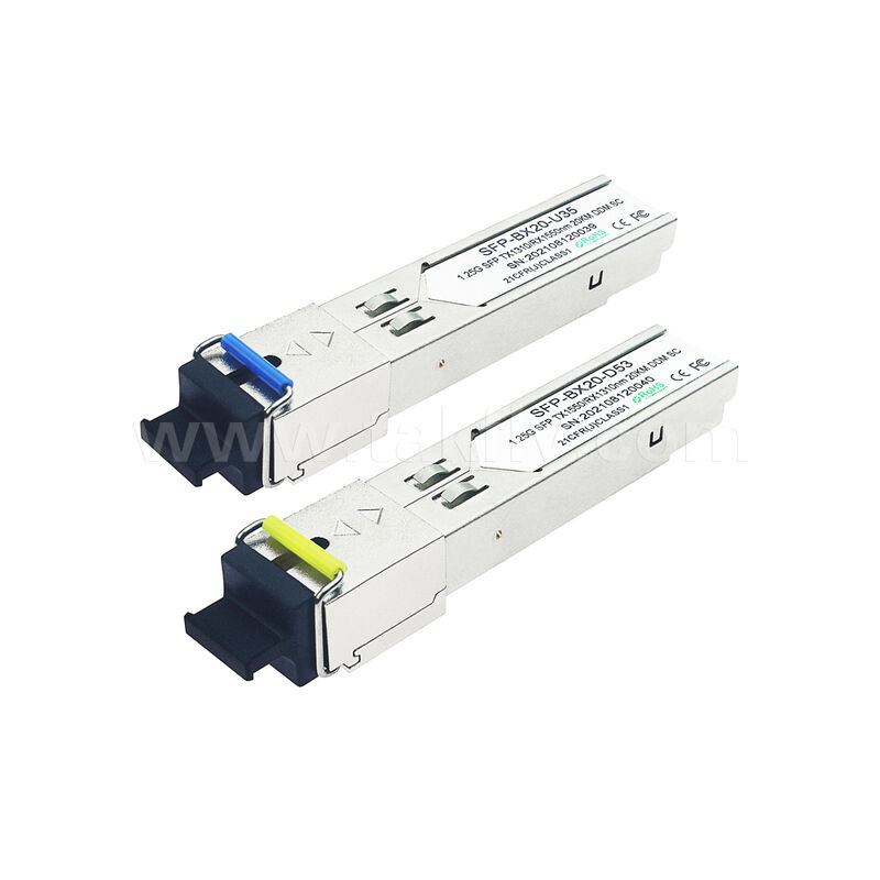 SFP Optical Transceiver Module 1.25Gbps 20KM SC Bi-Directional for Data Center FTTH FTTX