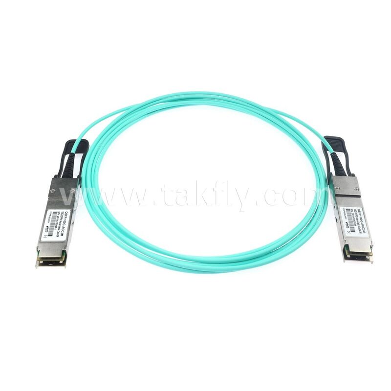 Active Optical Cables Fiber AOC 100Gbps QSFP28 to QSFP28 for Data Center FTTH FTTX