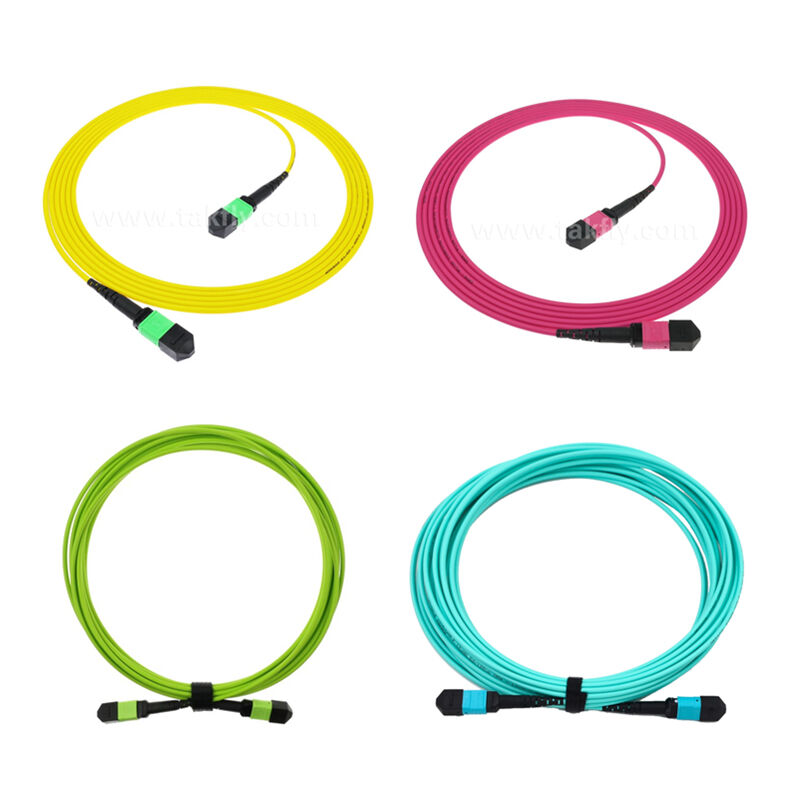 MPO/MTP Patchcord Singlemode Multimode LSZH 8f/12f/24f Fiber Optic Cable for Data Center FTTX