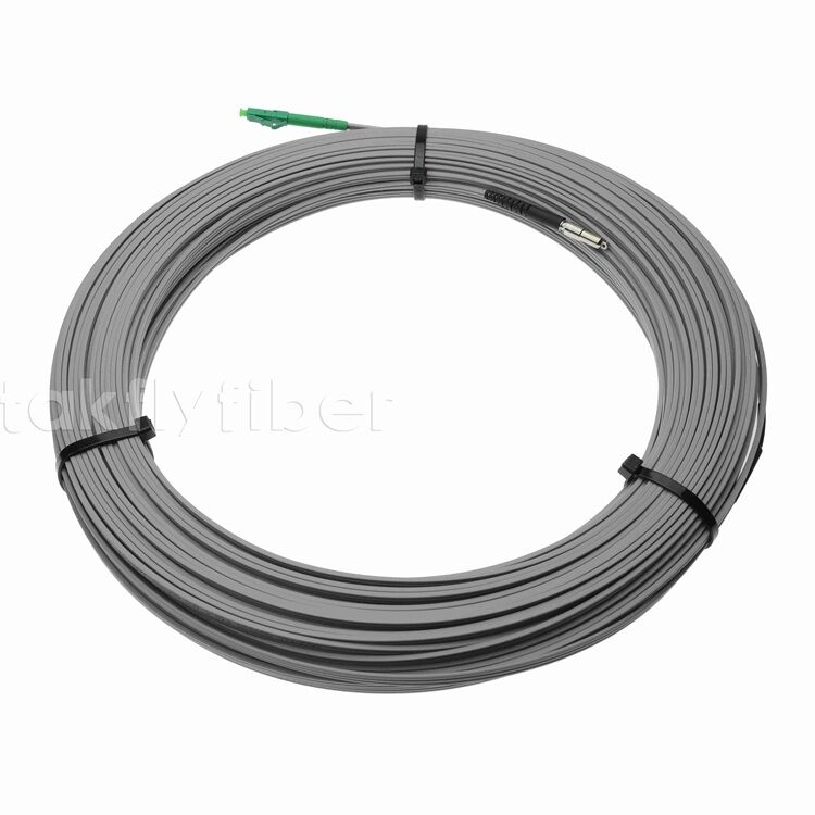 Pullable PRE-Connectorized Bullet SCAPC FTTH Drop Cable Fiber Optic Patchcord 2.0x5.2mm