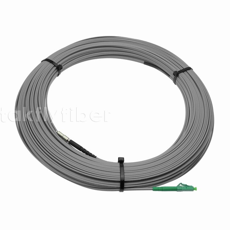 2.0*5.2mm Pullable Bullet SCAPC to SC/APC FTTH Drop Cable Fiber Optic Patchcord SM G657A2