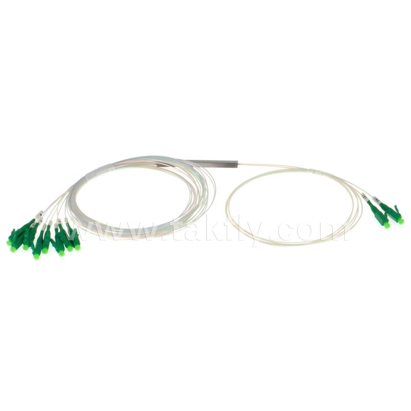 PLC Splitter 2*N Steel Tube SC APC/UPC 0.9mm Fiber Optic for Data Center Telecom FTTX