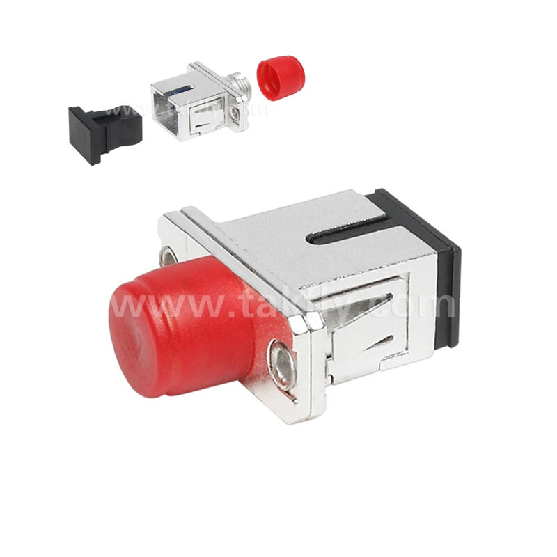 Fiber Optic Coupler FC-SC Simplex Metal Hybrid Adapter Female/Female for Data Center Telecom FTTX