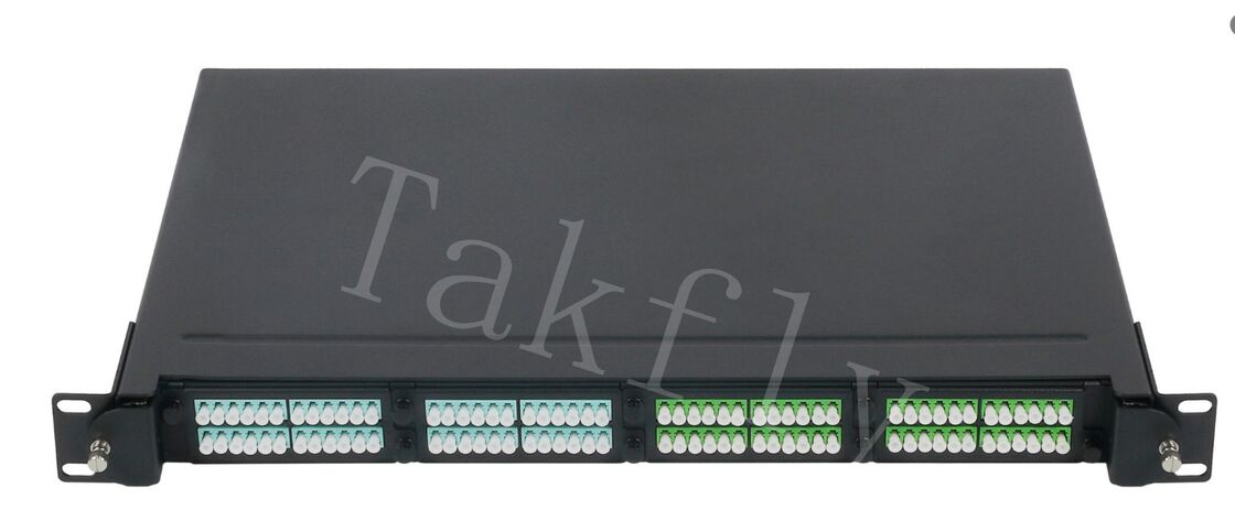 MPO/MTP Fiber Distribution Panel – 1U Rack-Mount, Pre-Connectorized Cassette Module, 4 Slots, LC/MPO Interface, for Data Center Fiber Management