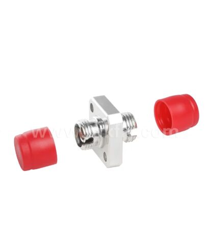 FC Simplex Metal Adapter – Square Type , Low Insertion Loss Fiber Optic Coupler for Cable & Equipment Connection