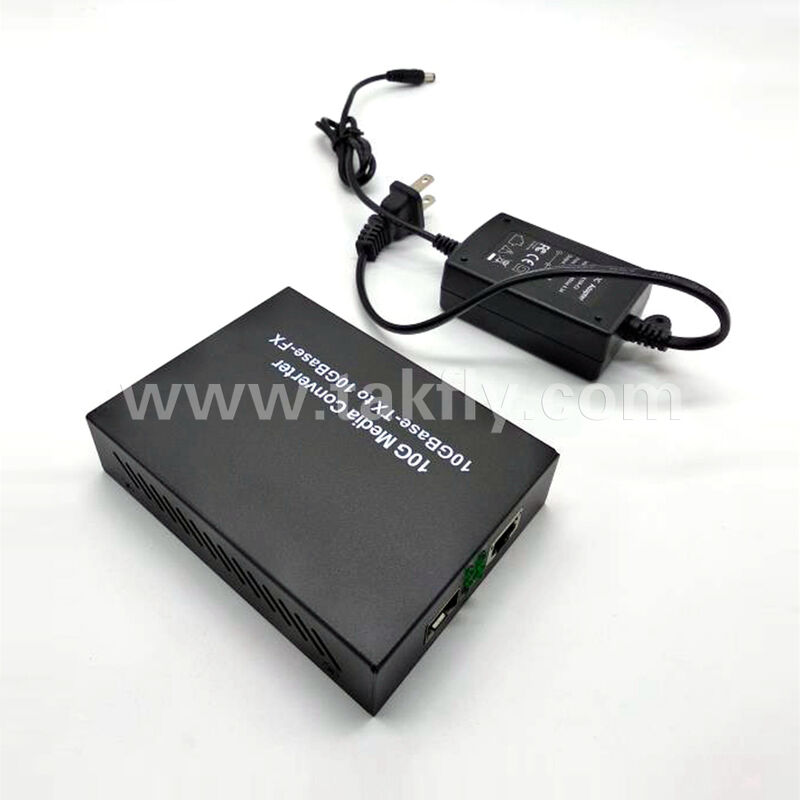 10G Gigabit Unmanaged Fiber Media Converter,Cost-Effective Workgroup Network Expansion,Isolated Protection & Easy Maintenance
