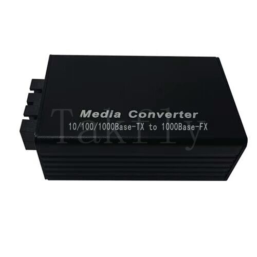 Mini 100M Fast Ethernet Media Converter,10/100Base-TX to 100Base-FX ,Aluminum Housing, Extend to 100km