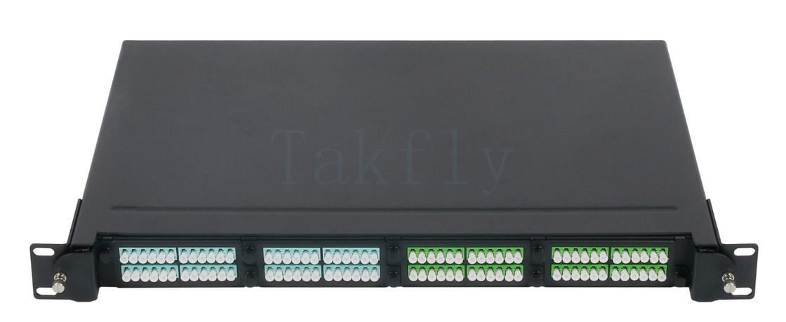 1U 19" MPO/MTP High-Density Patch Panel – 4 Cassette Slots, Rack-Mount