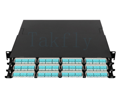 1U 144C Ultra-High Density MPO Patch Panel – 12 Cassette Slots, 144 LC Cores, for MDF/IDF Backbone Connection