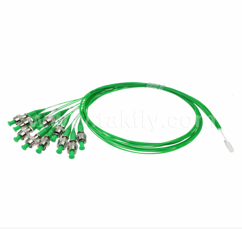 10-Channel Fiber Array with 10× FC/APC Connectors – FA 10CH to FC/APC×10CH Breakout Assembly, High-Precision V-Groove, Low Back Reflection (≥60dB), for Multi-Channel Optical Testing & Silicon Photonic