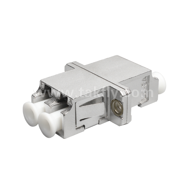 LC Duplex Metal Adapter – Durable Metal Housing, Interchangeable, for Cable-to-Cable & Cable-to-Equipment