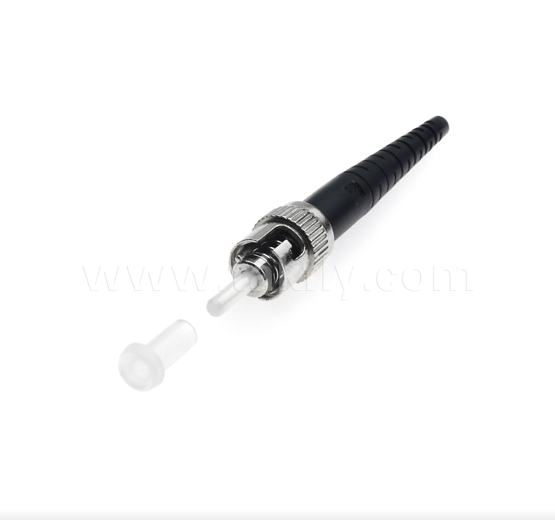 ST Fiber Optic Connector – Bayonet Twist-Lock, Low Insertion Loss, Multimode/Singlemode Compatible