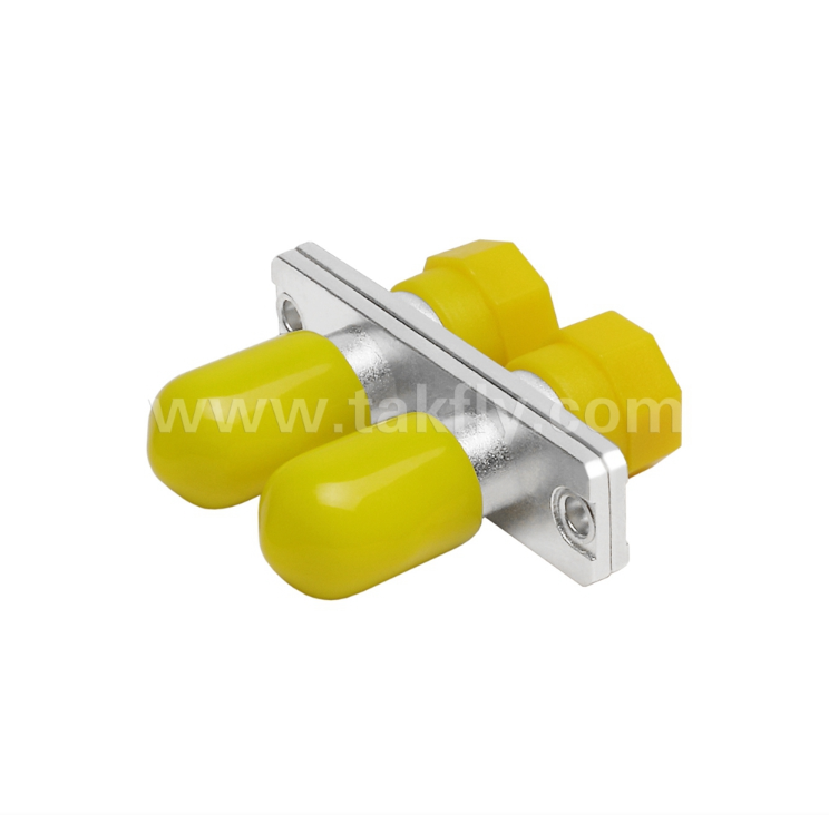 FC-ST Duplex Hybrid Adapter – Metal Housing, Female-Female, for FC to ST Connector Interconnection