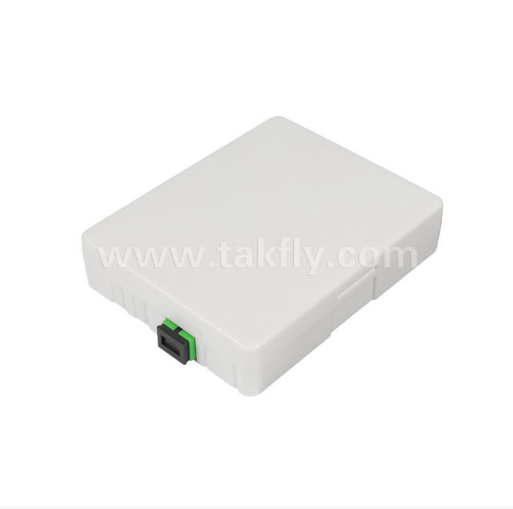 TKS-1806-02GB Fiber Termination Box- Desk or Wall Mount, Ideal for FTTH Final Drop & Pigtail Termination