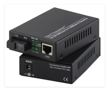 10/100/1000Base-TX to 1000Base-FX Fiber SC Single Fiber Media Converter | For Data Center and Network System
