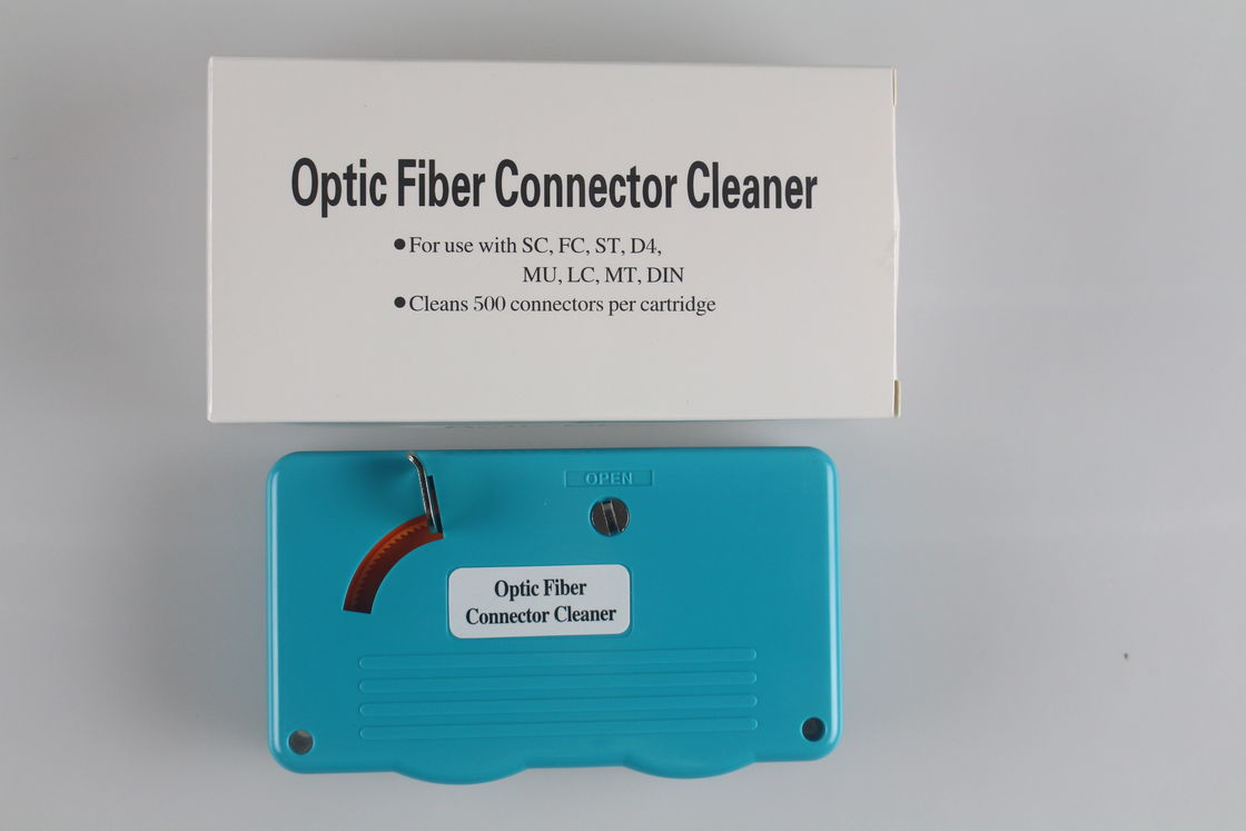 SC FC ST D4 Cassette Fiber Pen Cleaner Box MU LC MT MPO Connectors