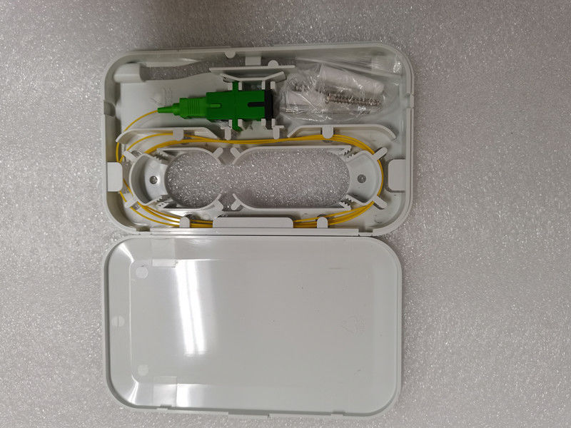 SC APC 1 Port Fiber Optic Termination Box 0.9mm Cable Pigtail SC APC Adapter SX