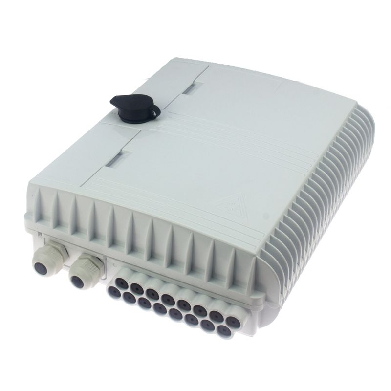 16 Port FTTH Fiber Optic Termination Box 16 Core ABS Outdoor Fiber Optic Distribution Box