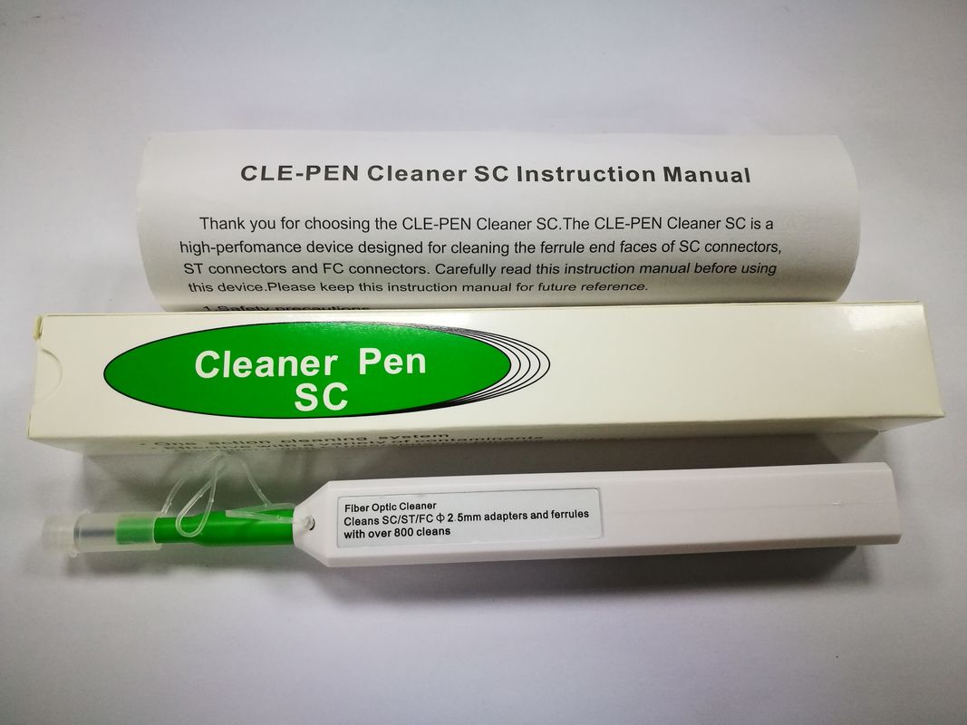 2.5mm One-Click Clean Pen Type Fiber Optic Cleaner For SC ST FC Adapter