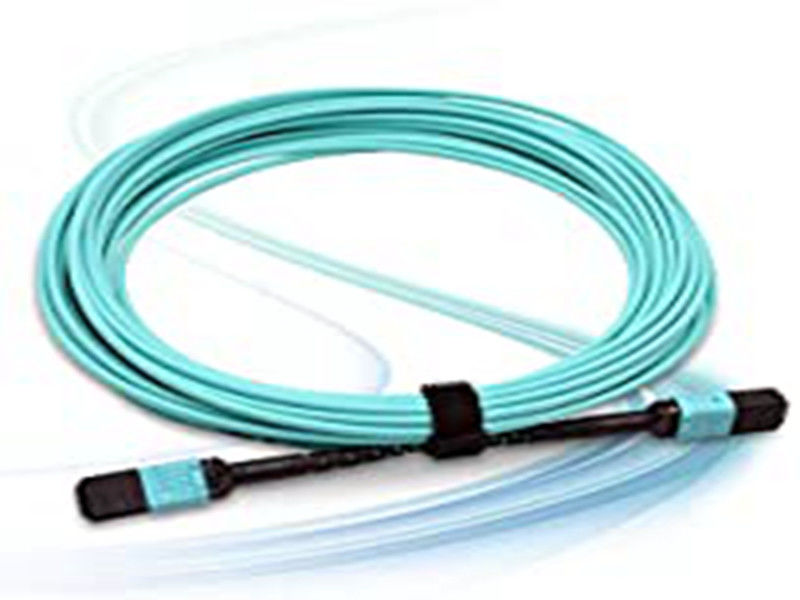 12 Core OM3 Type A LSZH 3.0mm MPO MTP Trunk Cable Fiber Optic Patchcord