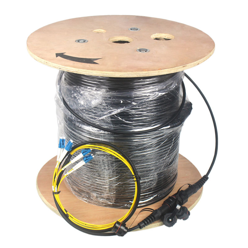 Outdoor Waterproof MPO/MTP - LC Singlemode Fiber Optic Breakout Cable