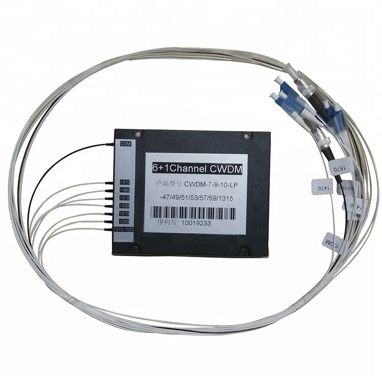 LC UPC ABS CWDM Mux Demux 900um SMF -28e Fiber Cable
