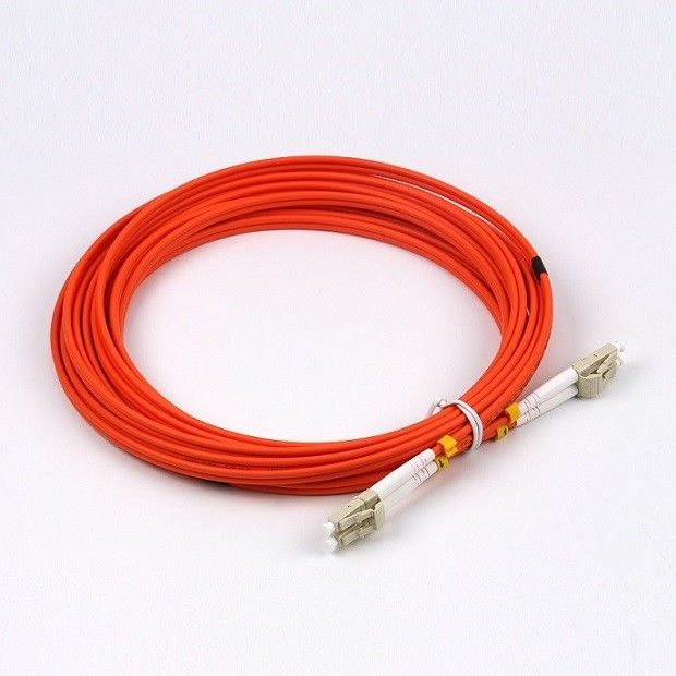 LC To LC 5m OM1 Fiber Optic Duplex Patchcord 3.0mm LSZH For Network