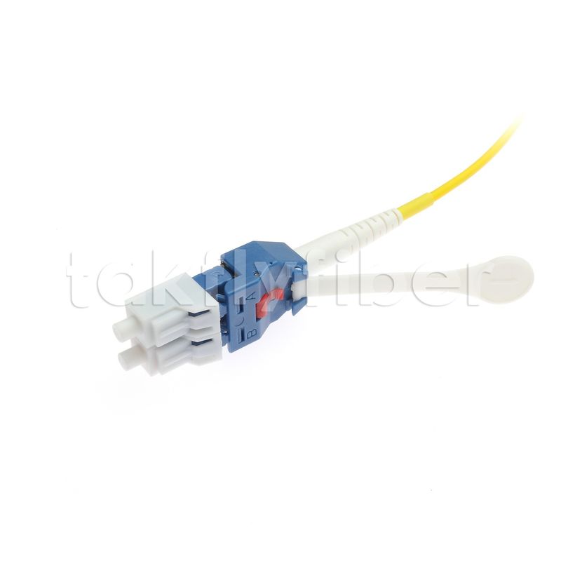 Polarity Rotating 2.0mm LC PC Uniboot Duplex Fiber Optic Patch Cord with G657A1 Fiber for Network