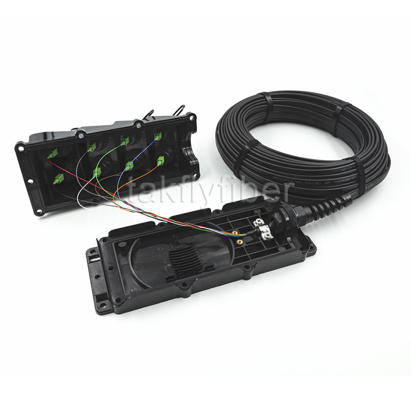 1x8 Splitter OptiTap Connector Drop Cable Dielectric / Tonable Cable MST Box, 8 Port OptiTap Joint Closure