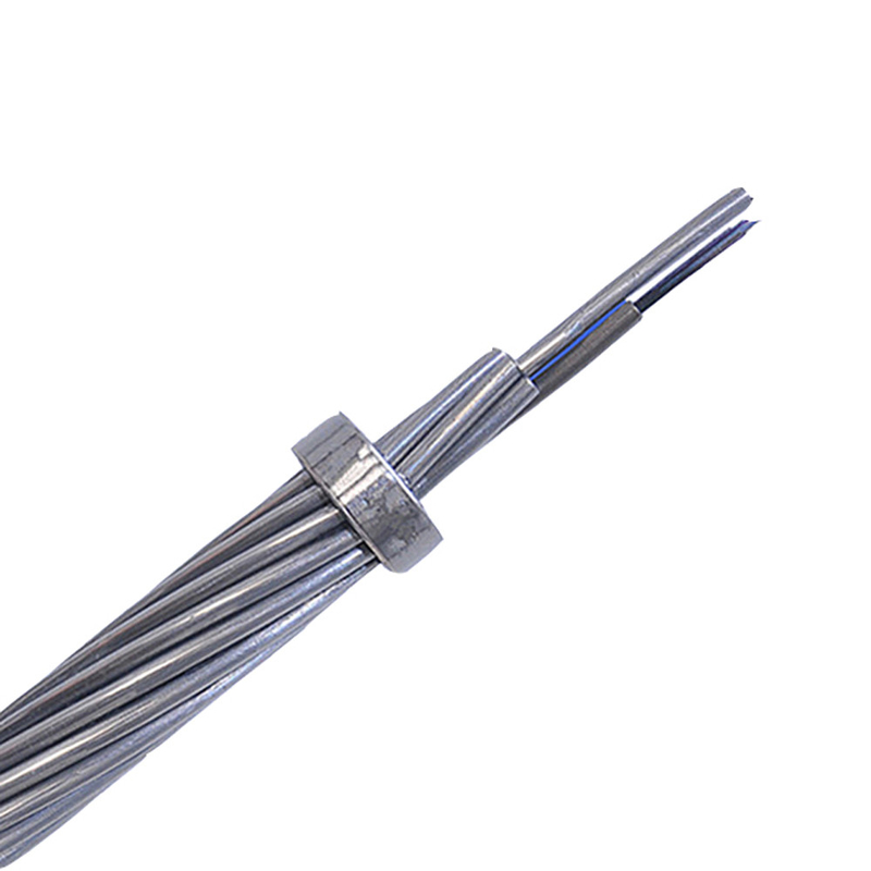 Overhead Optical Ground Wire 48 Core G655 Outdoor Fiber Optic Cable 24 Core G652D Central Structure OPGW