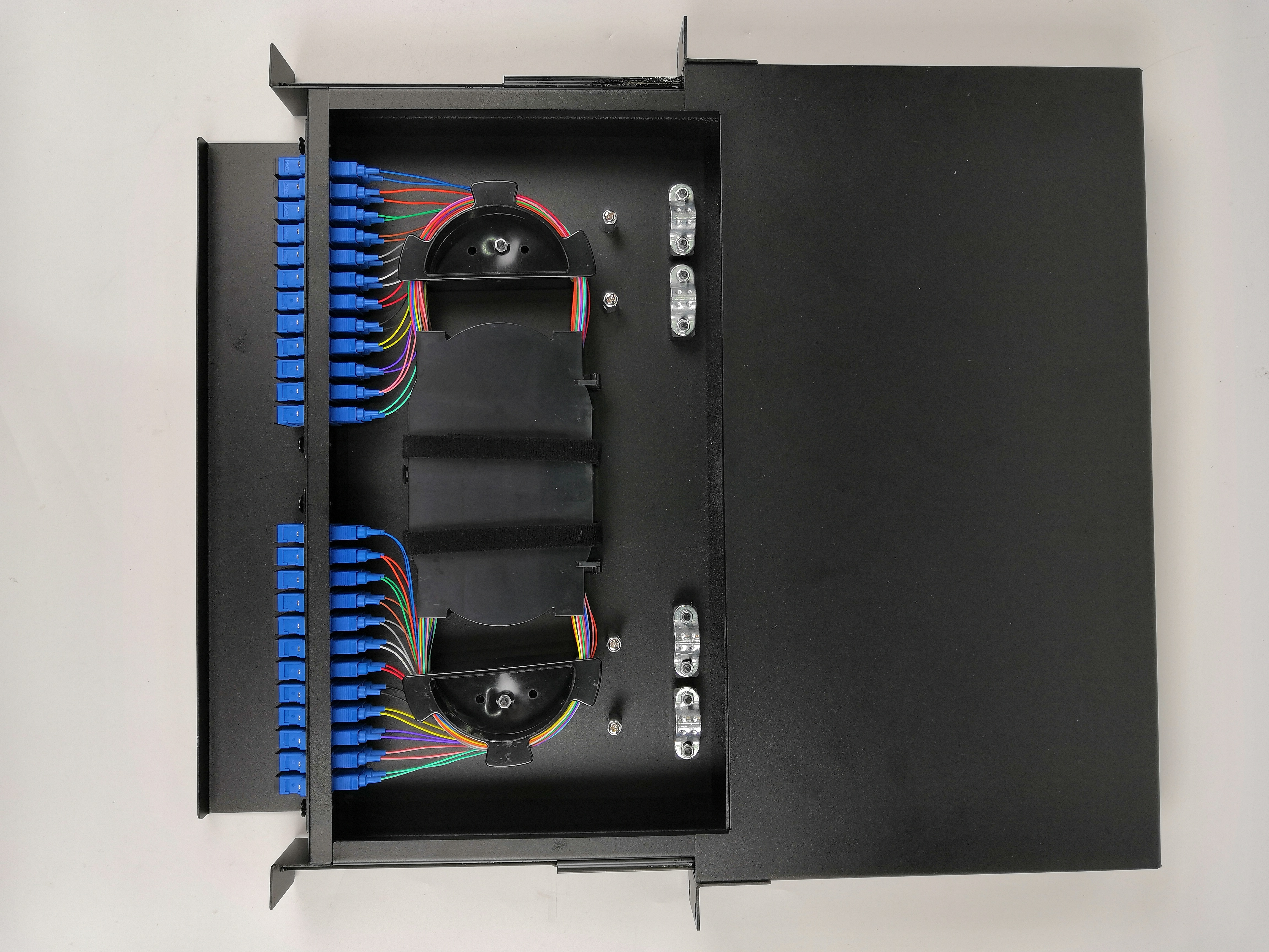 1U 48Core Slidable Fiber Optic Distribution Frame