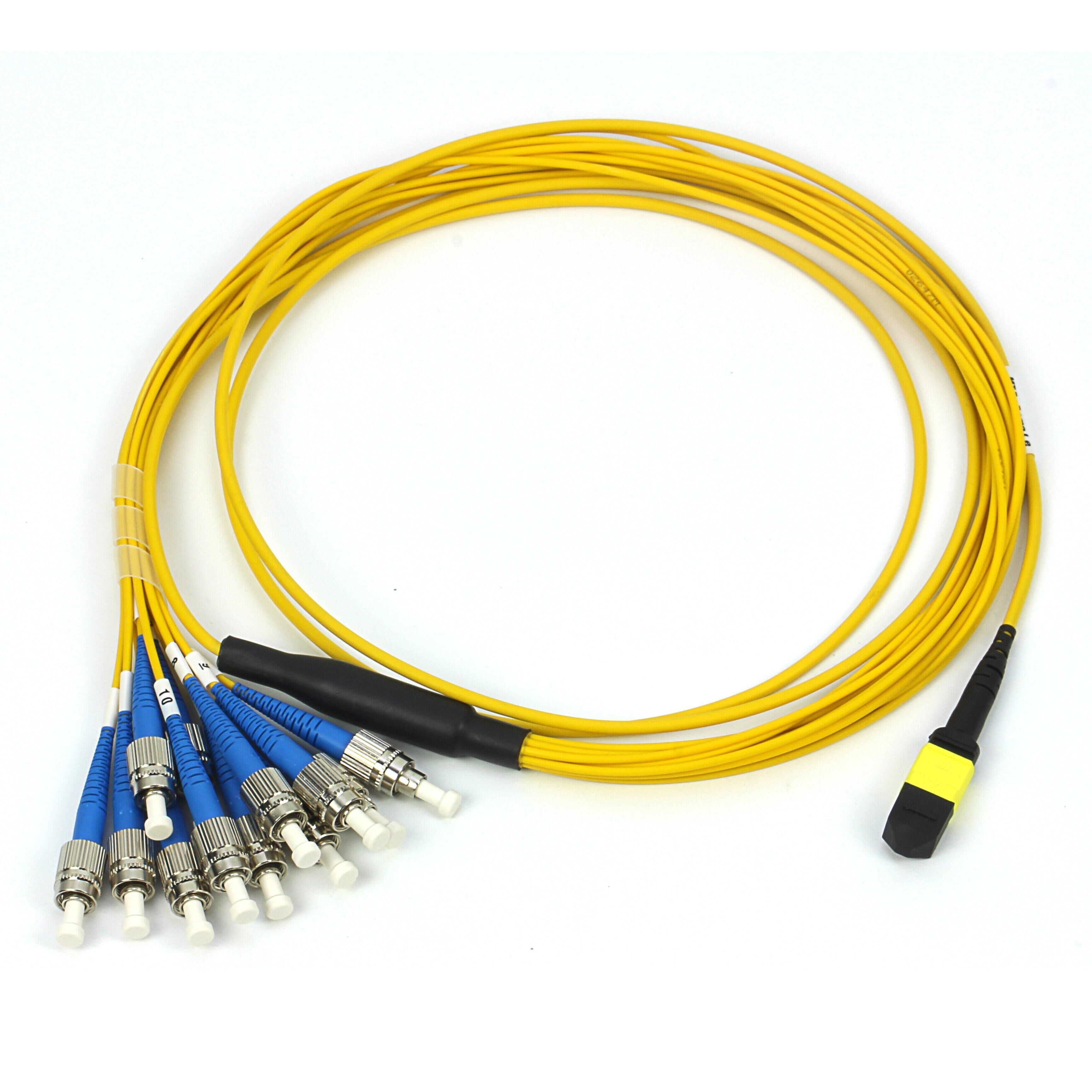 12F MTP/MPO APC 12 x FC Fiber Optic Breakout Cable Singlemode Test Leads