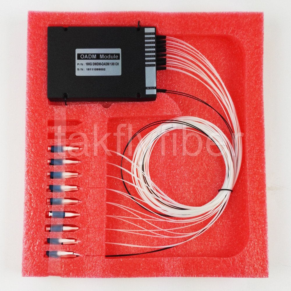 2CH CWDM OADM Module Optical Add Drop Multiplexer DWDM East West