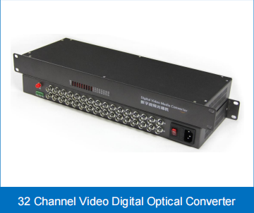 32 Channel Digital Optical Video Converter for Fiber Transmission