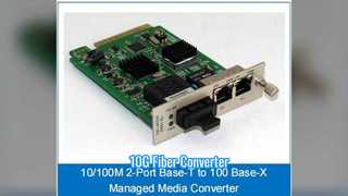10G Unmanaged Fiber Media Converter