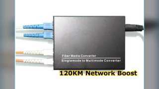 Extend Network Distance 120KM Fiber Converter